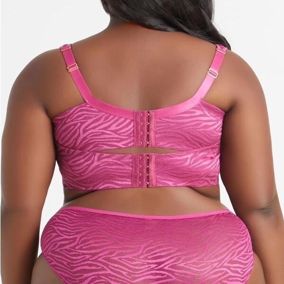 Ashley stewart Zebra Balconette Butterfly Bra - Picture 2 of 8